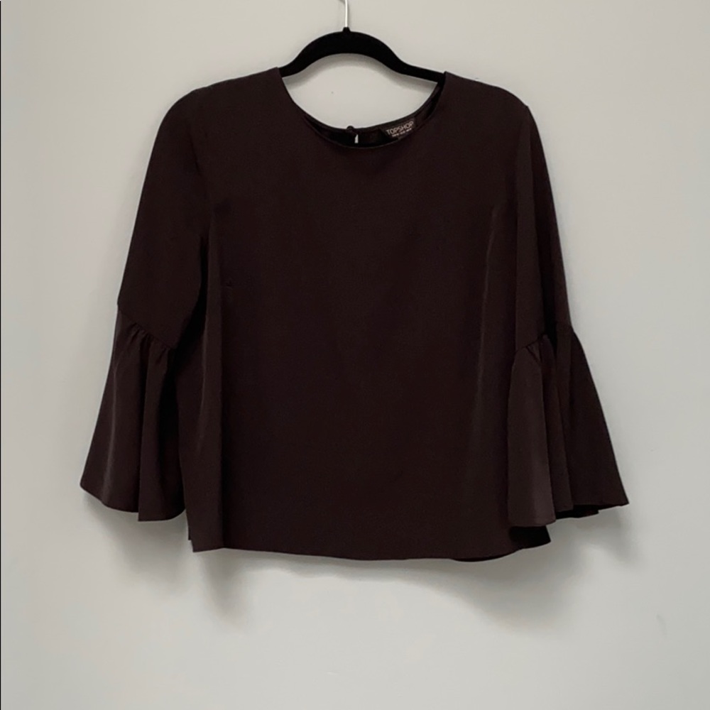 Black Satin Blouse